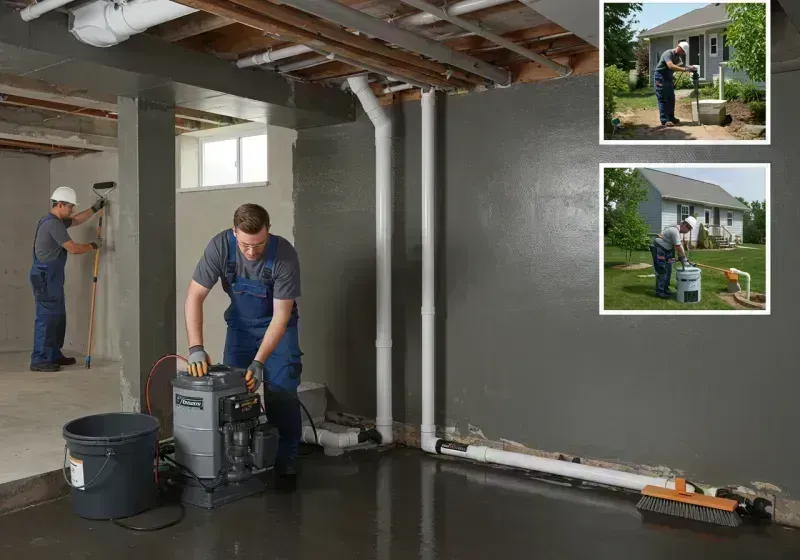 Basement Waterproofing and Flood Prevention process in Highland, IL